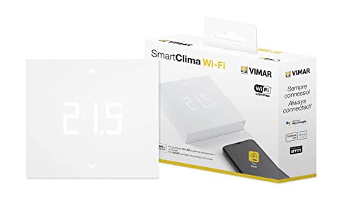  Vimar 02912 Termostato WiFi | Control Remoto y Local con App | Ideal para Hogares Inteligentes
| Termostato WiFi Vimar 