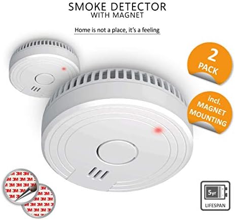 ELRO FS1805 | Juego de 2 Detectores de Humo | Cumple con la Norma Europea EN14604 | Batería de 5 Años | Set de 2
ELRO F