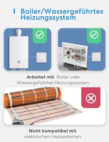  Meross Termostato Calefacción WiFi para Calderas - Control Remoto y Ahorro de Energía para Hogares Inteligentes
| Meros