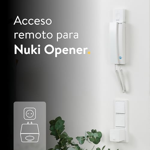  Nuki Bridge: Cerradura Electrónica con Bluetooth y WiFi para Nuki Smart Lock
| Nuki Bridge: Acceso Remoto y Control con