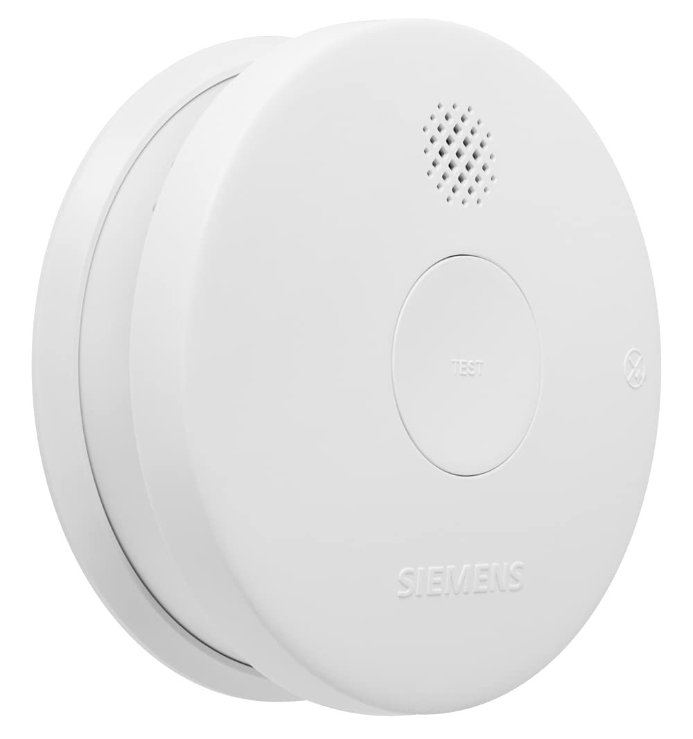 Detector de Humo 5TC1292-6 Autonomía 5 Años/Garantía 3 Años + Tecnología Avanzada para Detectar Incendios/Renta a Famili