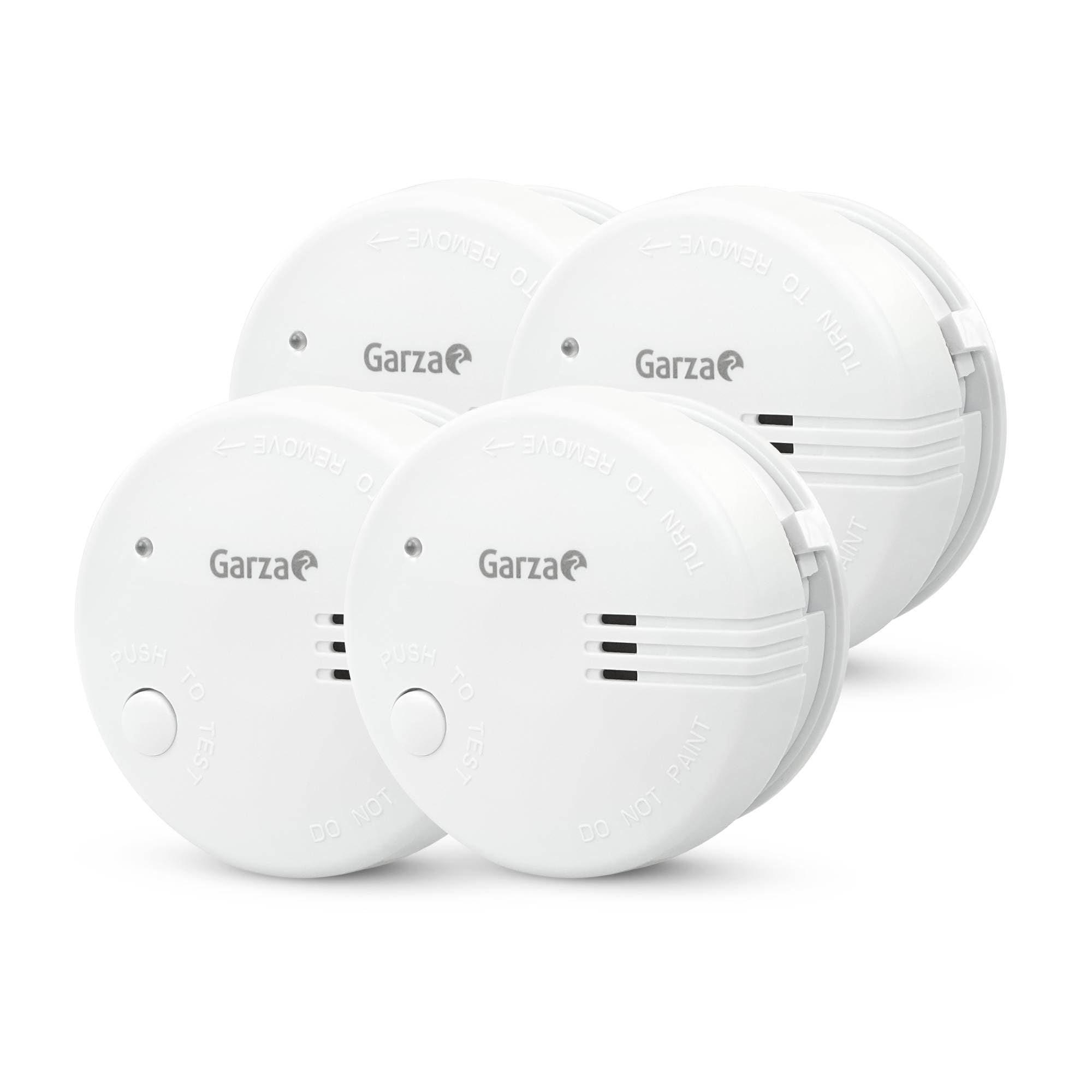  Pack de 4 Detectores de Humo Mini Garza para Hogar y Apartamentos
| Detectores de Humo Mini Garza para Instalación sin 