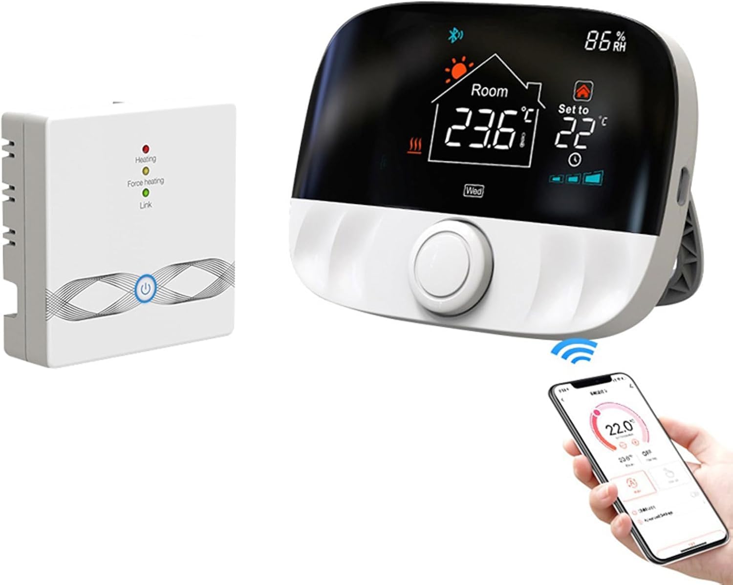 Termostato Inalámbrico WiFi Tuya para Caldera de Gas Programable